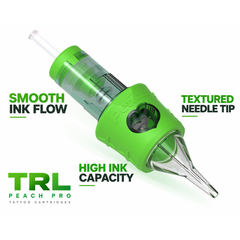 PEACH PRO Professional Tattoo Needle Cartridges – Precision Lining & Shading