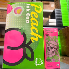 PEACH Black Friday Tattoo Artist Bundle | Tattoo Ink Cups + Transfer Gel Set