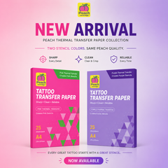 Peach Thermal Transfer Paper | Sharp Stencils That Stay Through Every Wipe