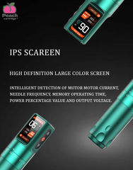 PEACH models magnetic tattoo pen high-end tattoo tools professional intelligent digital display wireless tattoo machine