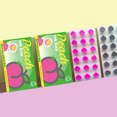 PEACH INK CUP | 72 Sterilized Silicone Tattoo Ink Cups