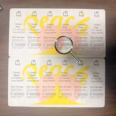 PEACH INK CUP | 72 Sterilized Silicone Tattoo Ink Cups