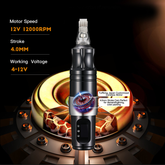 Grossist premium trådlös tatueringspenna Uppladdningsbar högkvalitativ roterande tatueringspenna