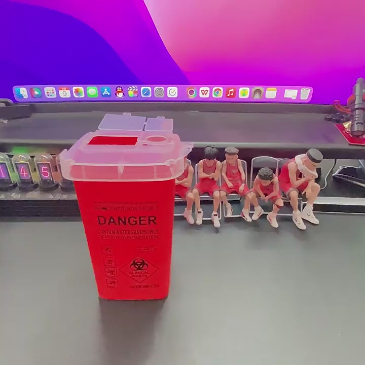 PEACH Tattoo Equipment Mini Sharps Collection Bucket