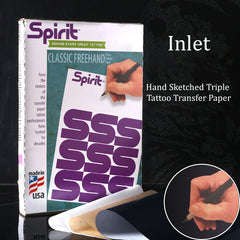 PEACH imported triple hand tracing transfer paper 100 sheets / box Spriti transfer paper new tattoo transfer paper