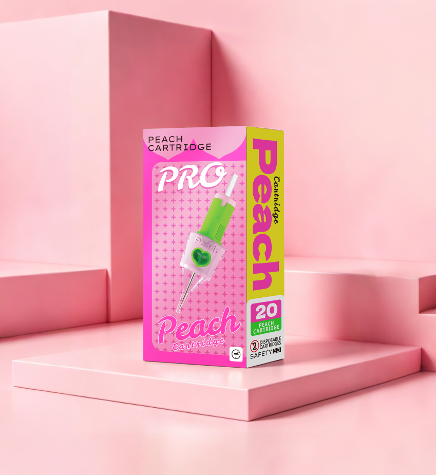Peach Pro Tattoo Cartridges | Professional Tattoo Needles