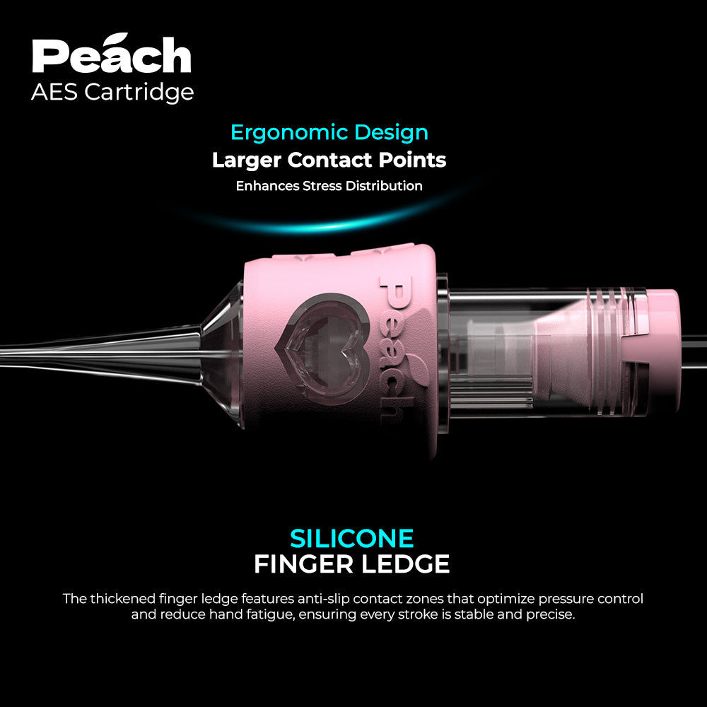 PEACH-AES PMU Tattoo Needle｜High-Precision Permanent Makeup Cartridge