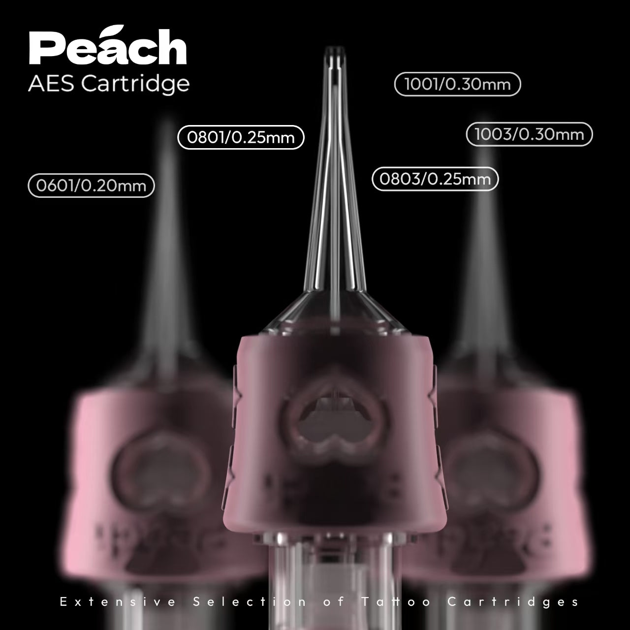 PEACH-AES PMU Tattoo Needle｜High-Precision Permanent Makeup Cartridge