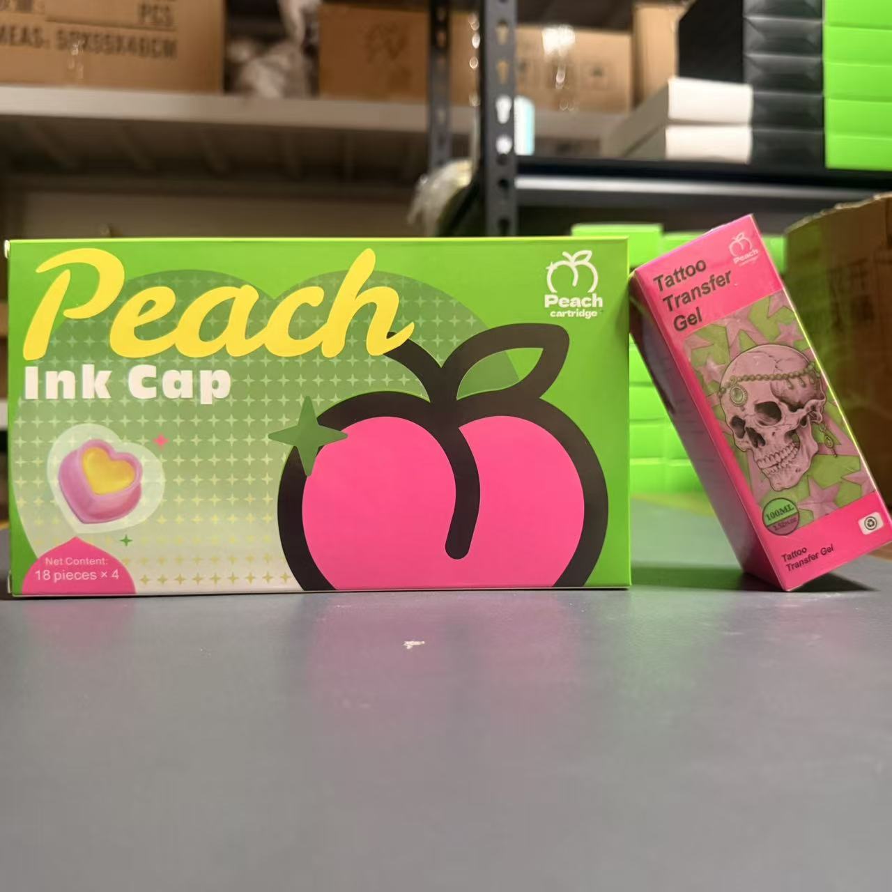 PEACH Black Friday Tattoo Artist Bundle | Tattoo Ink Cups + Transfer Gel Set