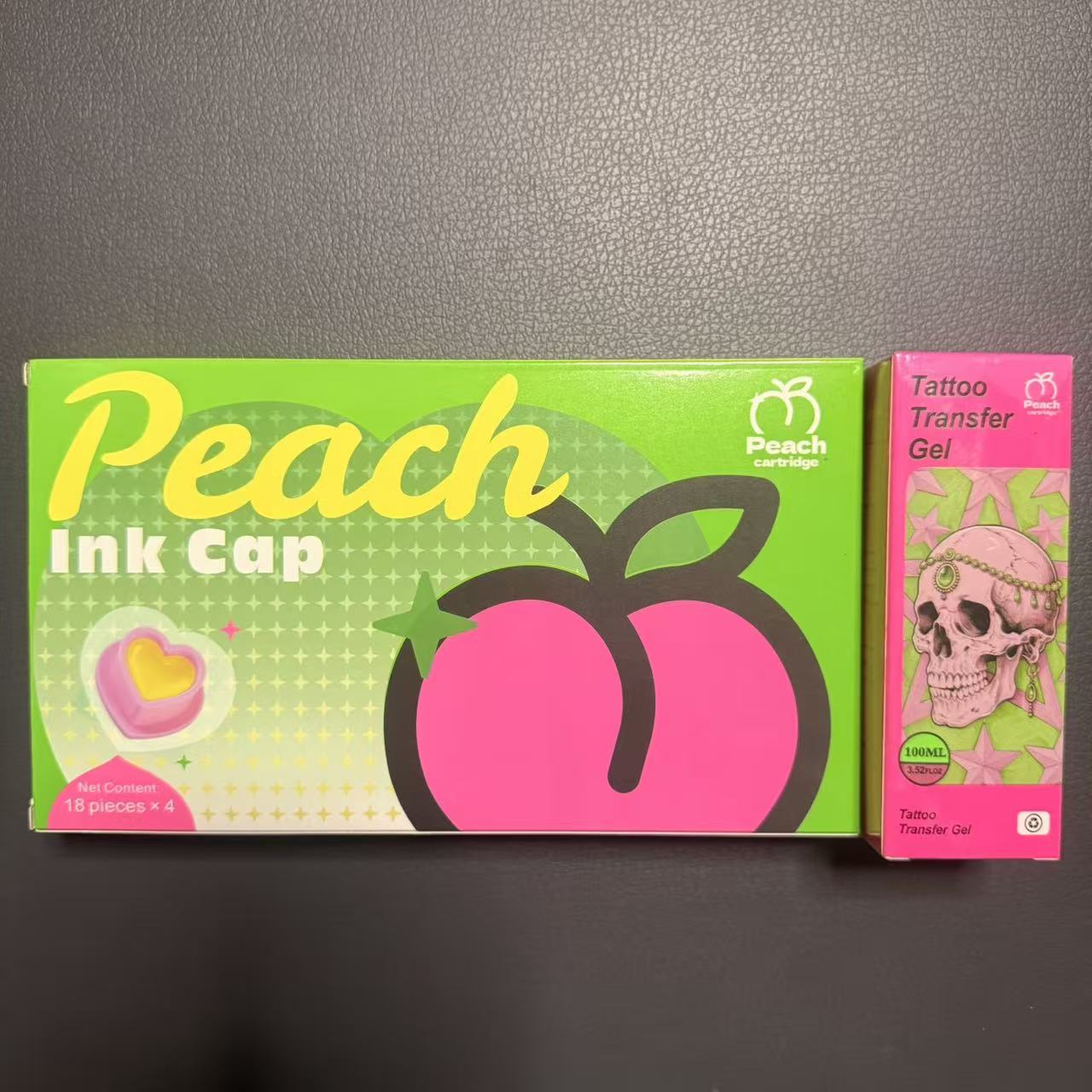 PEACH Black Friday Tattoo Artist Bundle | Tattoo Ink Cups + Transfer Gel Set