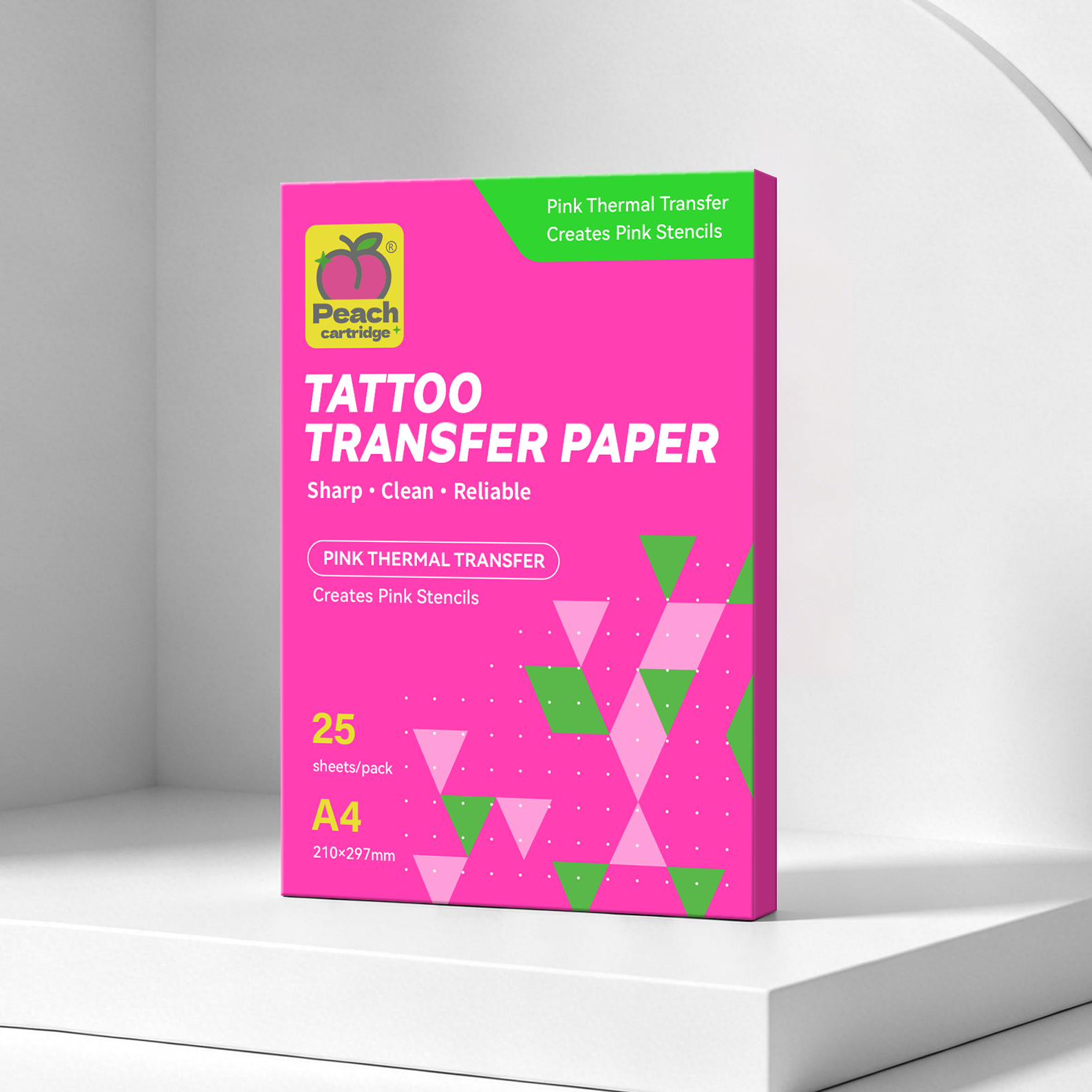 Peach Thermal Transfer Paper | Sharp Stencils That Stay Through Every Wipe