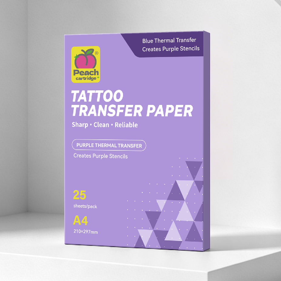 Peach Thermal Transfer Paper | Sharp Stencils That Stay Through Every Wipe