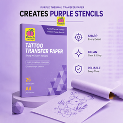 Peach Thermal Transfer Paper | Sharp Stencils That Stay Through Every Wipe