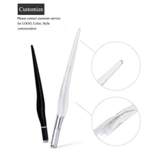 Alta Calidad Desechable 0.15mm 18U Manual Ceja Negro Cristal Microblading Bolígrafos