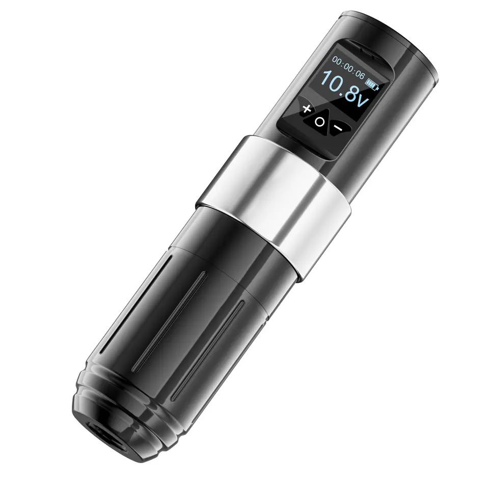 Stylo de tatouage sans fil à moteur Premium, fonctionnant 8 à 10 heures, stylo de Machine à tatouer Rechargeable