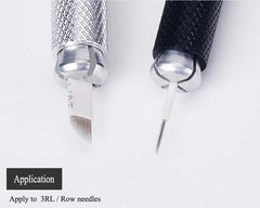 High Quality Disposable 0.15mm 18U Manual Eyebrow Black Crystal Microblading Pens