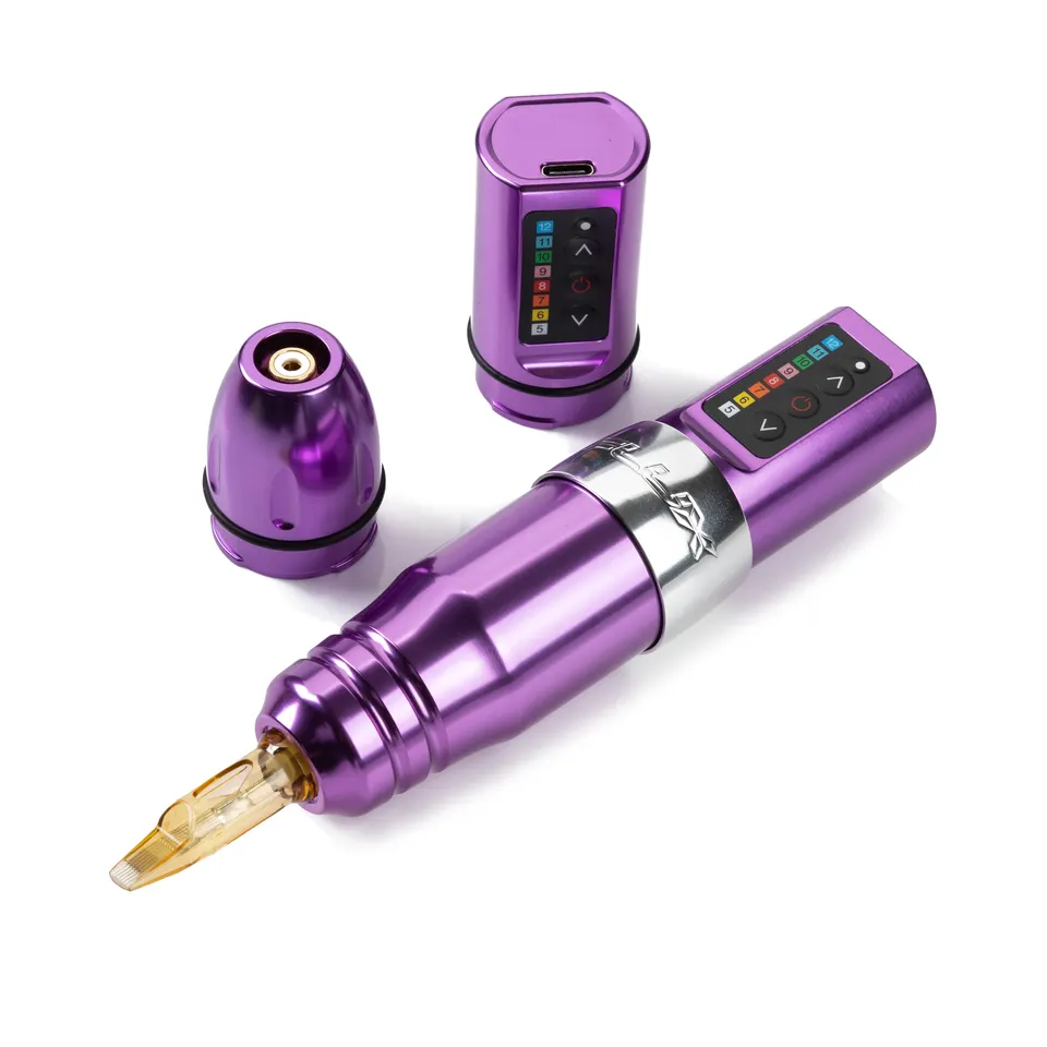 Oplaadbare Draadloze Pen Hoge Capaciteit Batterij Digitale Tattoo Gun Rotary Tattoo Pen Machine