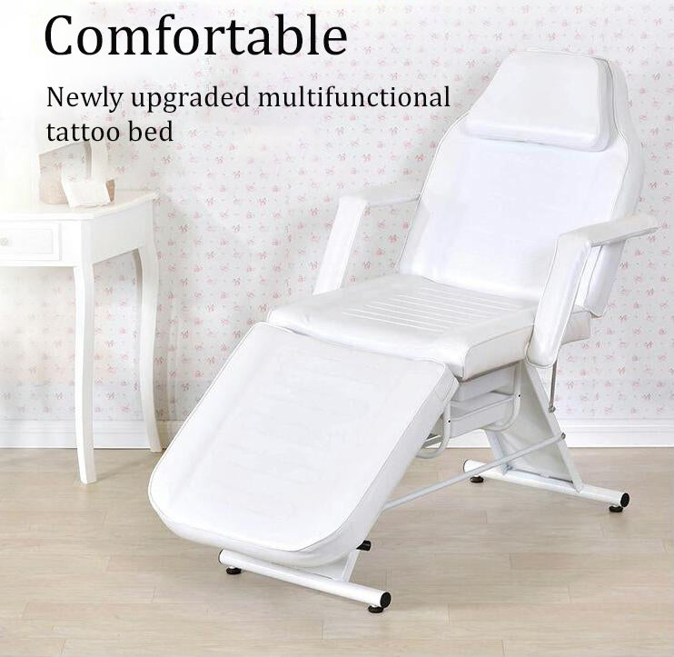 PECAH Black/White Tattoo Chair Tattoo Artist Black Tattoo Recliner Tattoo Tattoo Bed Tattoo Equipment